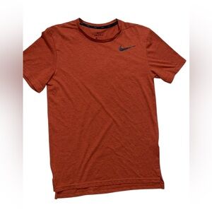 Nike Men’s Short Sleeve Dri-FIT Tee - Rust with Black Swoosh